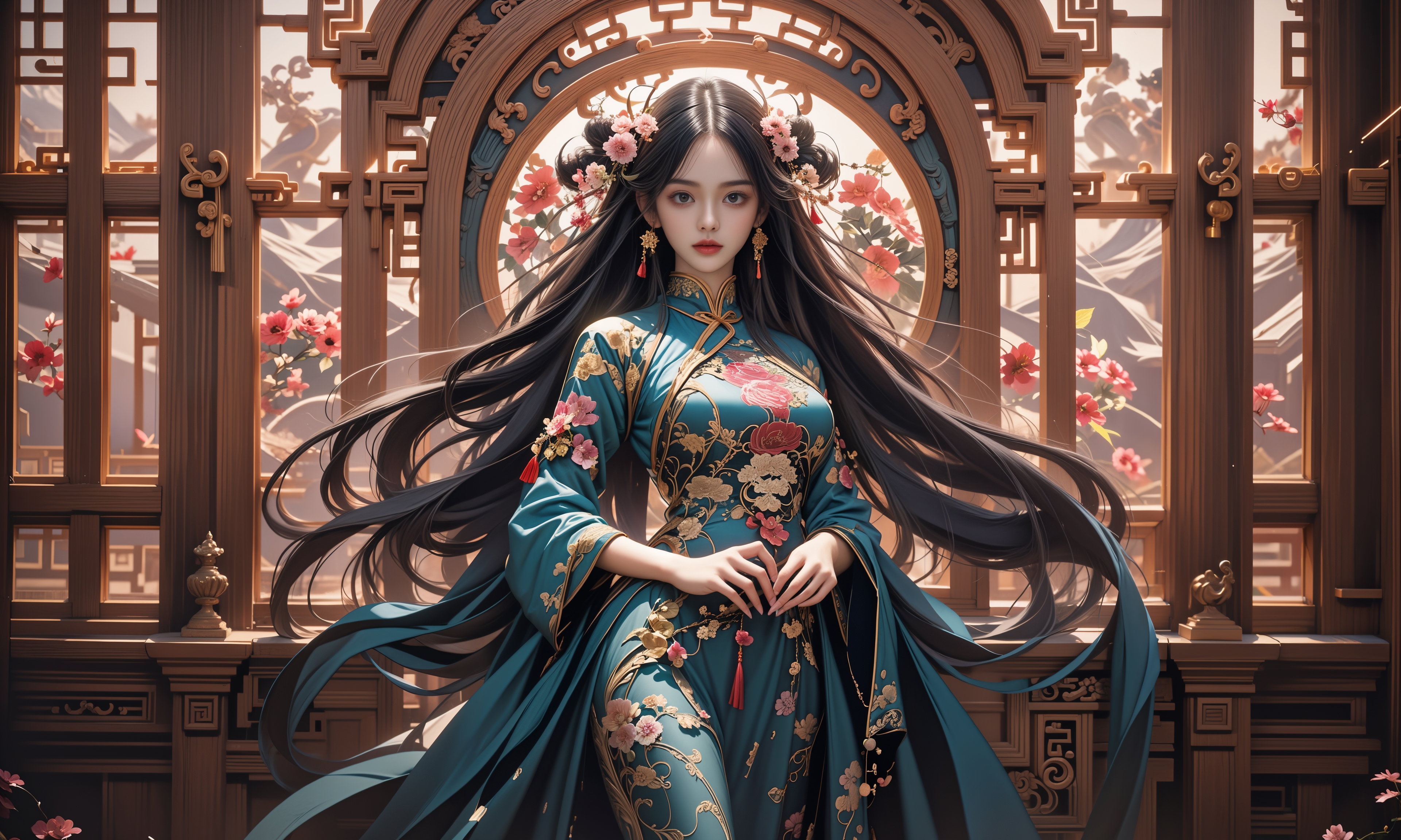 在新疆库尔勒点亮书法“烛光”